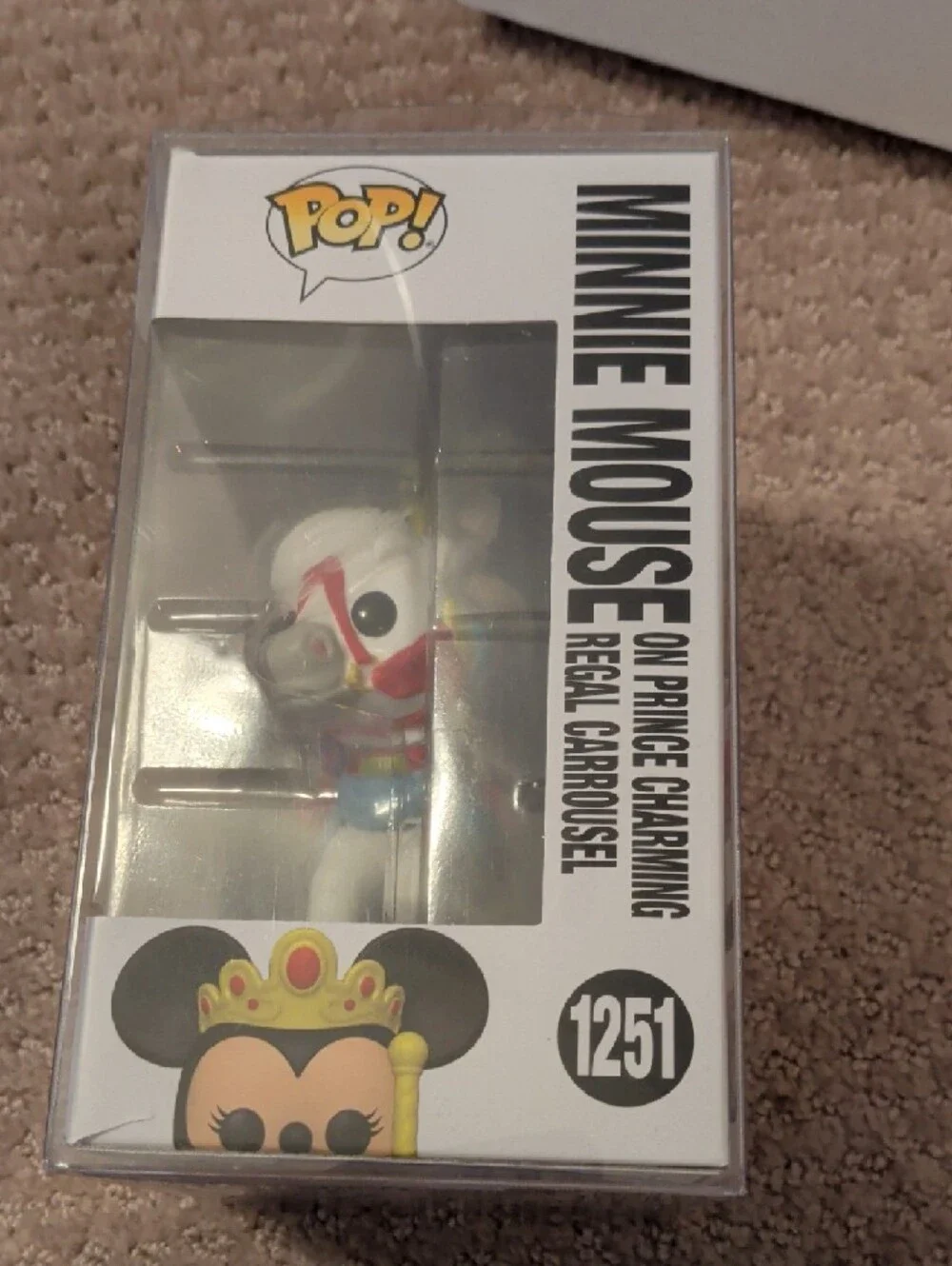 Funko 1251 Minnie Mouse on Prince Charming Regal Carousel
